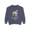 Bouvier des Flandres Dad Sweatshirt, Denim, front view