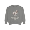 Bouvier des Flandres Dad Sweatshirt, Grey, front view