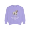 Bouvier des Flandres Dad Sweatshirt, Violet, front view