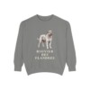 Bouvier des Flandres Sweatshirt, Grey, front view