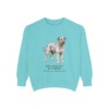 bouvier-des-flandres-sweatshirt-latin-chalky-mint Bouvier des Flandres Latin Sweatshirt, Chalky Mint, front view