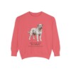 bouvier-des-flandres-sweatshirt-latin-watermelon Bouvier des Flandres Latin Sweatshirt, Watermelon, front view