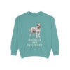 Bouvier des Flandres Sweatshirt, Seafoam, front view