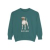 Boxer Sweatshirt, Blue Spruce, front view