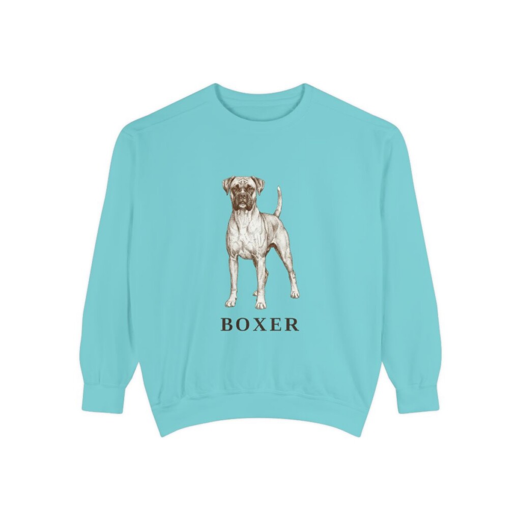 Boxer Sweatshirt, Chalky Mint, front view