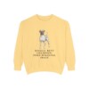 Boxer Humor Sweatshirt, Butter, front view