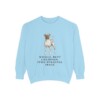 Boxer Humor Sweatshirt, Chambray, front view