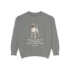 Boxer Humor Sweatshirt, Grey, front view