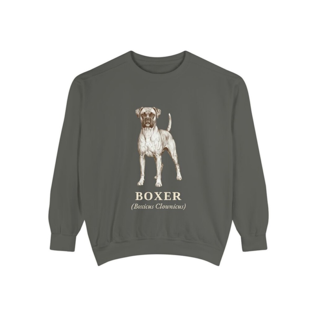 Boxer Latin Sweatshirt, Pepper, front view