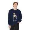 Boxer Latin Sweatshirt, True Navy, person 1 front
