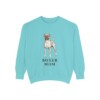 Boxer Mom Sweatshirt, Chalky Mint, front view