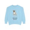 Boxer Mom Sweatshirt, Chambray, front view
