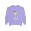Boxer Mom Sweatshirt, Violet, front view