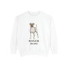 Boxer Mom Sweatshirt, White, front view
