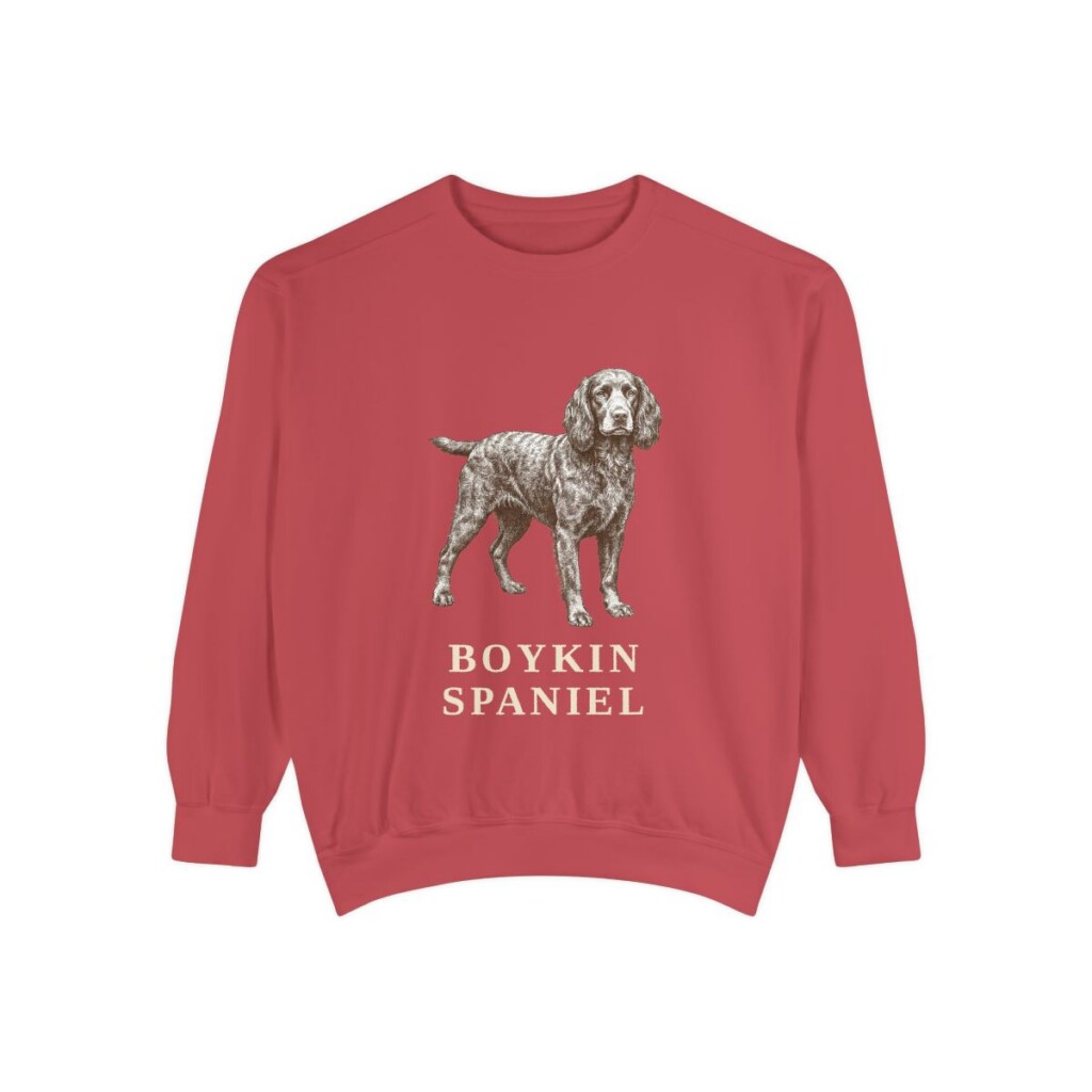Boykin Spaniel Sweatshirt, Crimson, front view