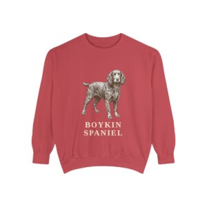 Boykin Spaniel Sweatshirt, Crimson, front view