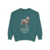 Boykin Spaniel Dad Sweatshirt, Blue Spruce, front view