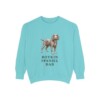 Boykin Spaniel Dad Sweatshirt, Chalky Mint, front view