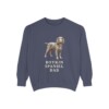 Boykin Spaniel Dad Sweatshirt, Denim, front view