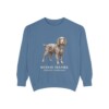 boykin-spaniel-sweatshirt-latin-blue-jean Boykin Spaniel Latin Sweatshirt, Blue Jean, front view