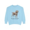 boykin-spaniel-sweatshirt-latin-chambray Boykin Spaniel Latin Sweatshirt, Chambray, front view