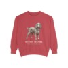 boykin-spaniel-sweatshirt-latin-crimson Boykin Spaniel Latin Sweatshirt, Crimson, front view