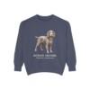 boykin-spaniel-sweatshirt-latin-denim Boykin Spaniel Latin Sweatshirt, Denim, front view