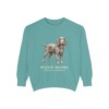 boykin-spaniel-sweatshirt-latin-seafoam Boykin Spaniel Latin Sweatshirt, Seafoam, front view