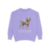 boykin-spaniel-sweatshirt-latin-violet Boykin Spaniel Latin Sweatshirt, Violet, front view
