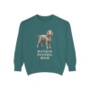 Boykin Spaniel Mom Sweatshirt, Blue Spruce, front view