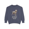 Boykin Spaniel Mom Sweatshirt, Denim, front view