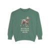 Boykin Spaniel Mom Sweatshirt, Light Green, front view