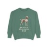 Bracco Italiano Dad Sweatshirt, Light Green, front view