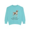Bracco Italiano Humor Sweatshirt, Chalky Mint, front view