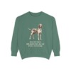Bracco Italiano Humor Sweatshirt, Light Green, front view