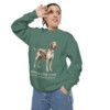 Bracco Italiano Latin Sweatshirt, Light Green, person 2 context