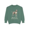 bracco-italiano-sweatshirt-light-green Bracco Italiano Sweatshirt, Light Green, front view