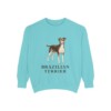 Brazilian Terrier Sweatshirt, Chalky Mint, front view
