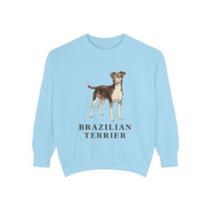 Brazilian Terrier Sweatshirt, Chambray, front view