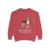 Brazilian Terrier Sweatshirt, Crimson, front view
