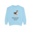 Brazilian Terrier Dad Sweatshirt, Chambray, front view