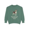 Brazilian Terrier Dad Sweatshirt, Light Green, front view