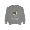 Brazilian Terrier Sweatshirt, Grey, front view