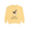 Brazilian Terrier Humor Sweatshirt, Butter, front view