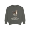 Brazilian Terrier Humor Sweatshirt, Pepper, front view
