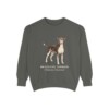 Brazilian Terrier Latin Sweatshirt, Pepper, front view