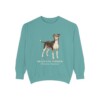 Brazilian Terrier Latin Sweatshirt, Seafoam, front view