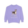 Brazilian Terrier Latin Sweatshirt, Violet, front view