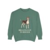 Brazilian Terrier Sweatshirt, Light Green, front view
