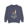 Brazilian Terrier Mom Sweatshirt, Denim, front view